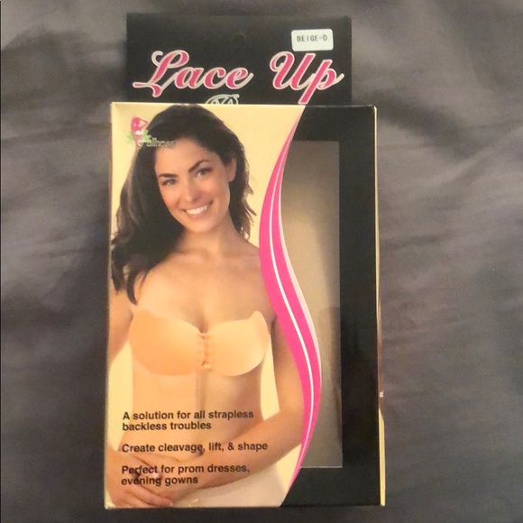 Other - Lace up strapless/backless bra